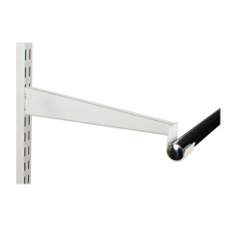 elfa Twin Slot Shelving System - Hanging Rail Bracket - 325mm Length - White