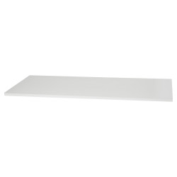 Altro Twin Slot Shelf White Edged Melamine Board - 1000 x 400 x 15mm