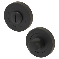 Jedo by Frelan Bathroom Turn & Release - 50mm Diameter - Matt Black