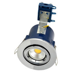 Forum Electralite Yate 50W IP20 Fire Rated LED Adjustable Downlight - Chrome