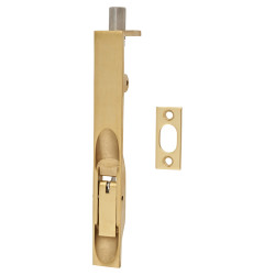Jedo by Frelan Lever Action Flush Bolt - 150 x 20mm - Fire Rated - Square - PVD Brass