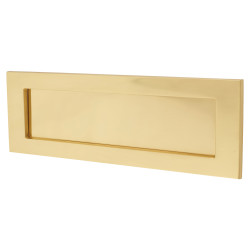 Carlisle Brass Victorian Letter Plate - 306 x 104mm - Polished Brass