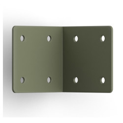 FenceMate Sleeper Angle Bracket - 85 x 80mm - Olive