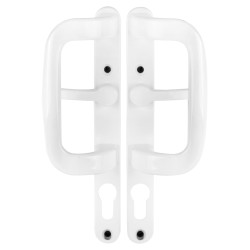 Trojan uPVC Patio Lock Door Handle - Euro - White