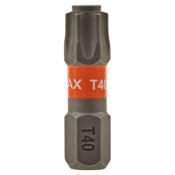 SPAX T-Star Plus Driver Bit - Torx - T40 - 25mm Length - Pack of 5