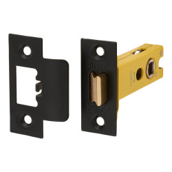 Altro Heavy Duty Tubular Latch - 78mm Case - 57mm Backset - Square - Matt Black