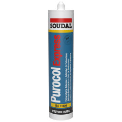 Soudal Purocol Express Wood Adhesive - 310ml - Clear