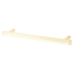 Altro Filton 11mm T-Bar Cabinet Pull Handle - 160mm Centres - Satin Brass