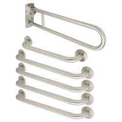 Fitzroy of London Rail Only Close Coupled Doc M Pack - Satin Stainless Steel