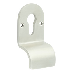 CRES by Frelan Face Fixed Euro Cylinder Pull - 96 x 50mm - Satin Stainless Steel
