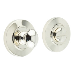 Burlington by Frelan Inner 1 Turn & Release with Chamfered Rose - 47mm Diameter - Pol Nickel