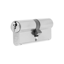 Eurospec 10 Pin 80mm Euro Double Cylinder - 40 + 40mm - Polished Chrome - Keyed to Differ