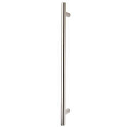 Altro 30mm T-Bar Door Pull Handle - Bolt Fix - 450mm Centres - Polished Stainless Steel