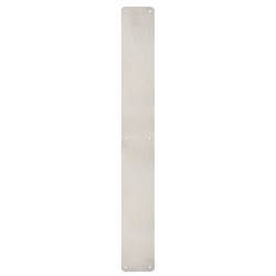 Altro Stainless Steel Plain Finger Plate - 600 x 75 x 1.5mm - Satin
