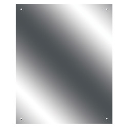 Altro Pre Drilled Mirror - Rectangle - 400 x 500mm - Ultrabright Finish