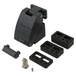 Jackloc Titan Permanent Folding Window Restrictor - Anthracite Grey