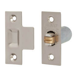 Jedo Original British Pattern Roller Catch - 23 x 59mm Faceplate - Polished Nickel