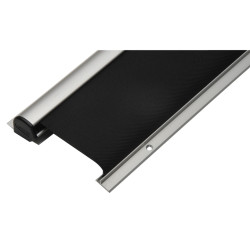 Strand FP200 X Roller Finger Guard With Black Fire Retardant Fabric - 2015mm Length - Silver