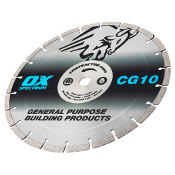 OX Spectrum Contractor Diamond Blade - 300 x 20mm - Brick & Concrete