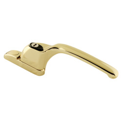 Fab & Fix uPVC/Timber Connoisseur Offset Locking Multipoint Window Handle - Right Hand - Gold
