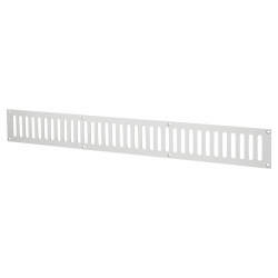 Touchpoint Plain Slotted Vent - 600 x 76mm - 11590mm² Free Air Flow - Satin Aluminium