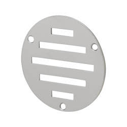 Altro Circular Slotted Vent - 76mm - 900mm² Free Air Flow - Polished Stainless Steel