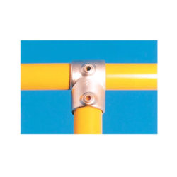 Tee Connector - Key Clamp System - Short - Galvanised