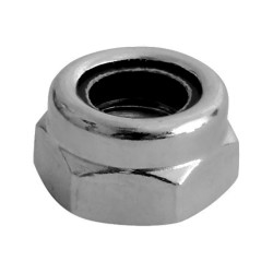 TIMCO Nylon Insert Hex Nut - Type T - M12 - A2 Stainless Steel - Pack of 5