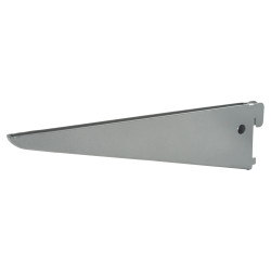 Altro Twin Slot Shelf Bracket - 220mm Length - Silver