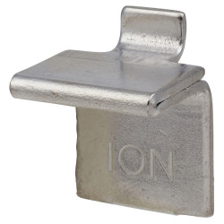 Altro Heavy Duty Flat Bookcase Clip - Chrome Plated - Pack of 10