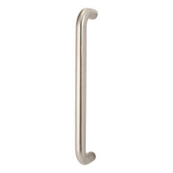 Altro 22mm D-Bar Door Pull Handle - Bolt Fix - 305mm Centres - Satin Stainless Steel