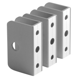 Pro Wall/Panel Bracket - 17-21mm Panels Satin Anodised Aluminium