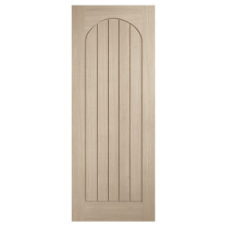 LPD Mexicano Arched 5 Panel Pre-Finished Solid Internal Door - 1981 x 762 x 35mm - Blonde Oak