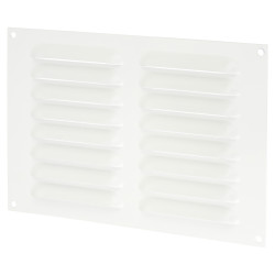 Altro Hooded Louvre Vent - 242 x 165mm - 6650mm² Free Air Flow - White