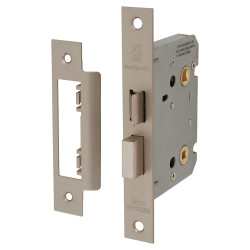 Touchpoint Contract Bathroom Lock - 76mm Case - 57mm Backset - Satin Nickel