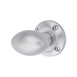 Heritage Brass by M Marcus Satin Chrome Mortice Door Knob - 56mm Rose Diameter - Suffolk Range