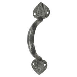 Olde Forge Gothic D-Bar Cabinet Pull Handle - 110mm Centres - Pewter