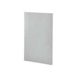 Barrier Sabco Side Fix End Cap - 118 x 79mm - Satin Aluminium