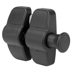 Magnetic Safety Side Pull Catch - 70 x 30 x 27mm - Black