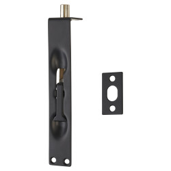 Altro Lever Action Flush Bolt - 150 x 25mm - Matt Black