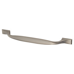 Crofts & Assinder Marlborough 15mm D-Bar Cabinet Pull Handle - 160mm Centres - Brushed Iron