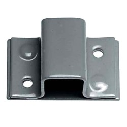 Monkey Tail 16mm Gate Bolt Socket - Staple Keep - Black