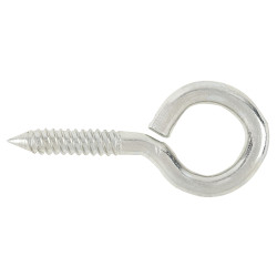 Eyes to Screw - 75mm Length - Zinc Plated - Pack of 10