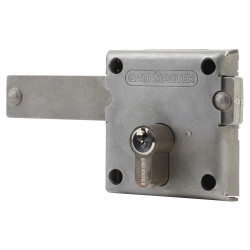 Gatemaster Locking Long Throw Gate Lock - 60mm Gate Thickness - 304 Stainless Steel
