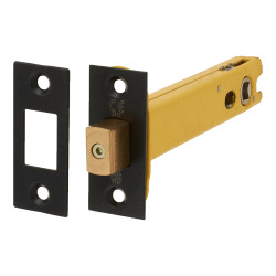 Altro 8mm Tubular Bathroom Deadbolt - 127mm Case - 108mm Backset - Square - Antique Brass