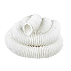 Manrose 4"/100mm PVC Flexible Ducting - 15m - White