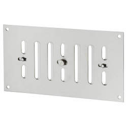 Altro Hit & Miss Vent - 165 x 89mm - Satin Chrome