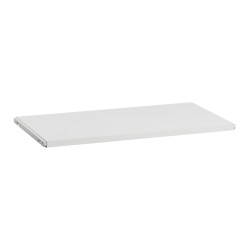 elfa Top Track System - Click In White Edged Melamine Board/Shelf - 605 x 424 x 20mm - White