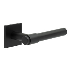 CRES by Frelan Black Fixed Dead Door Handles on Square Rose - CR-103 Range