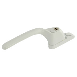 Fab & Fix uPVC/Timber Connoisseur Offset Locking Multipoint Window Handle - Left Hand - White